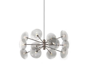 BREATH - Pendant lamp in crystal and metal by Tonin Casa - view 2